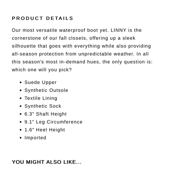 NEW Dolce Vita X Anthropologie Linny Chelsea Boot heel ankle women size 6, 8 - Picture 3 of 8